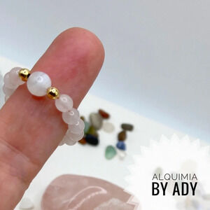 Alquimia by Ady White and Gold Ring